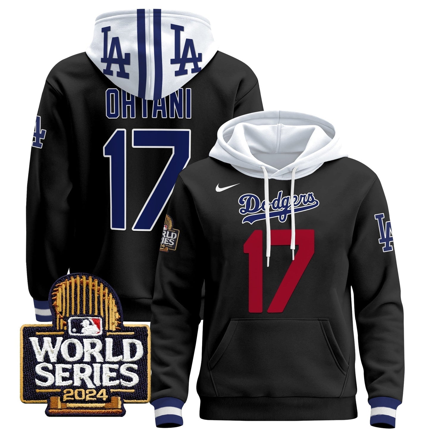 Dodgers 2024 World Series Pullover Hoodie-DTD