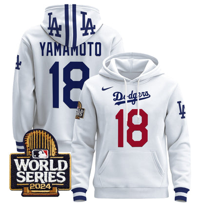 Dodgers 2024 World Series Pullover Hoodie-DTD