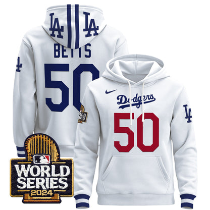 Dodgers 2024 World Series Pullover Hoodie-DTD