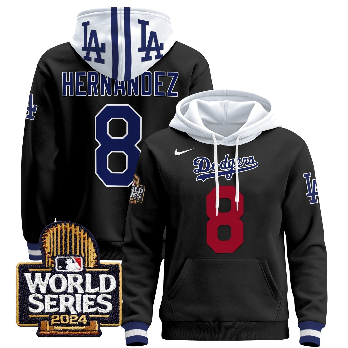 Dodgers 2024 World Series Pullover Hoodie-DTD