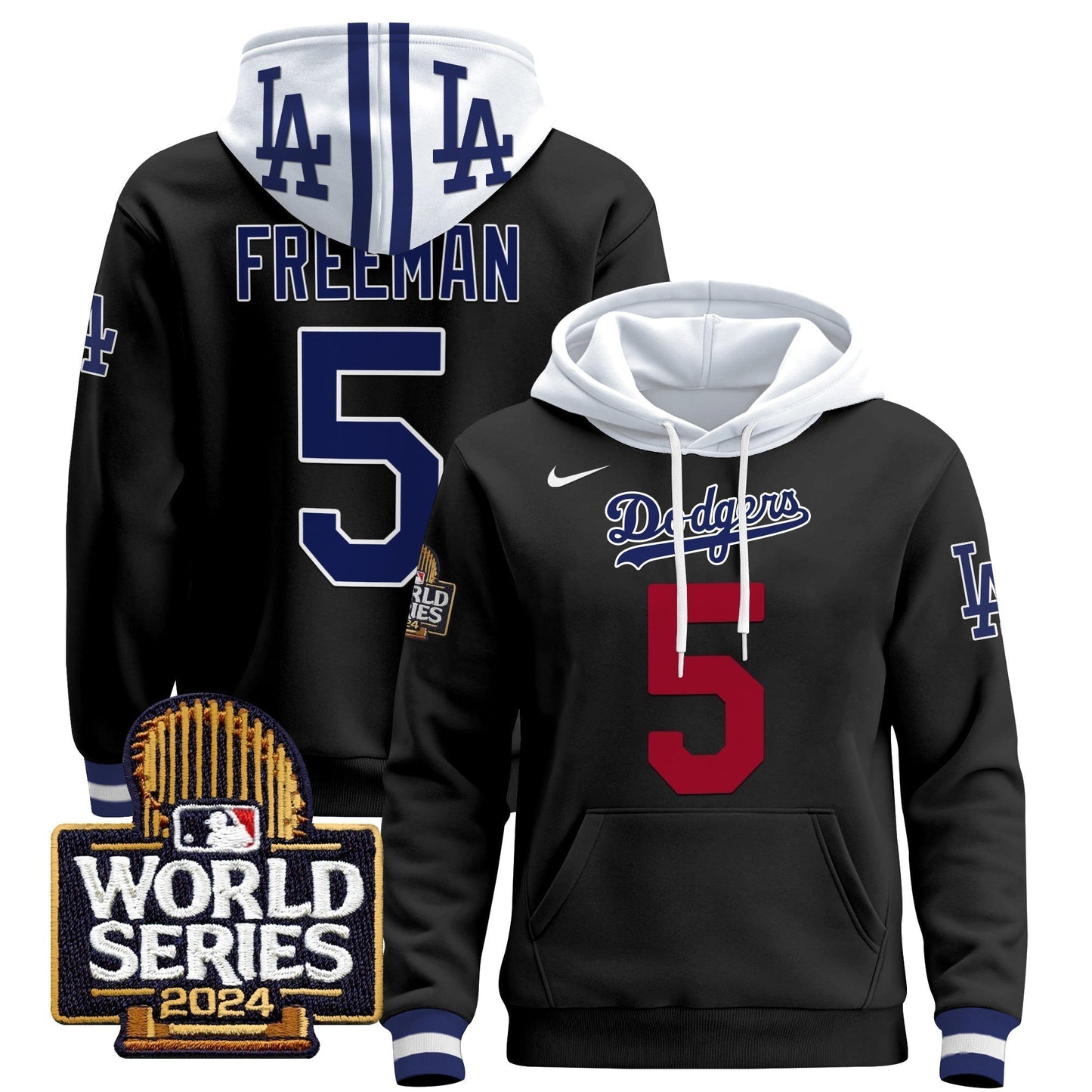 Dodgers 2024 World Series Pullover Hoodie-DTD