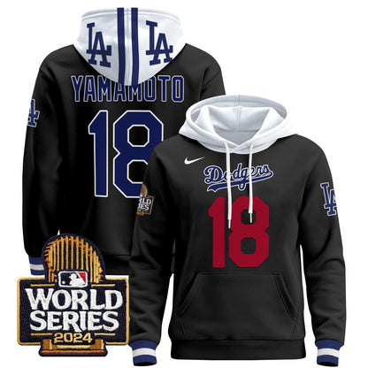 Dodgers 2024 World Series Pullover Hoodie-DTD