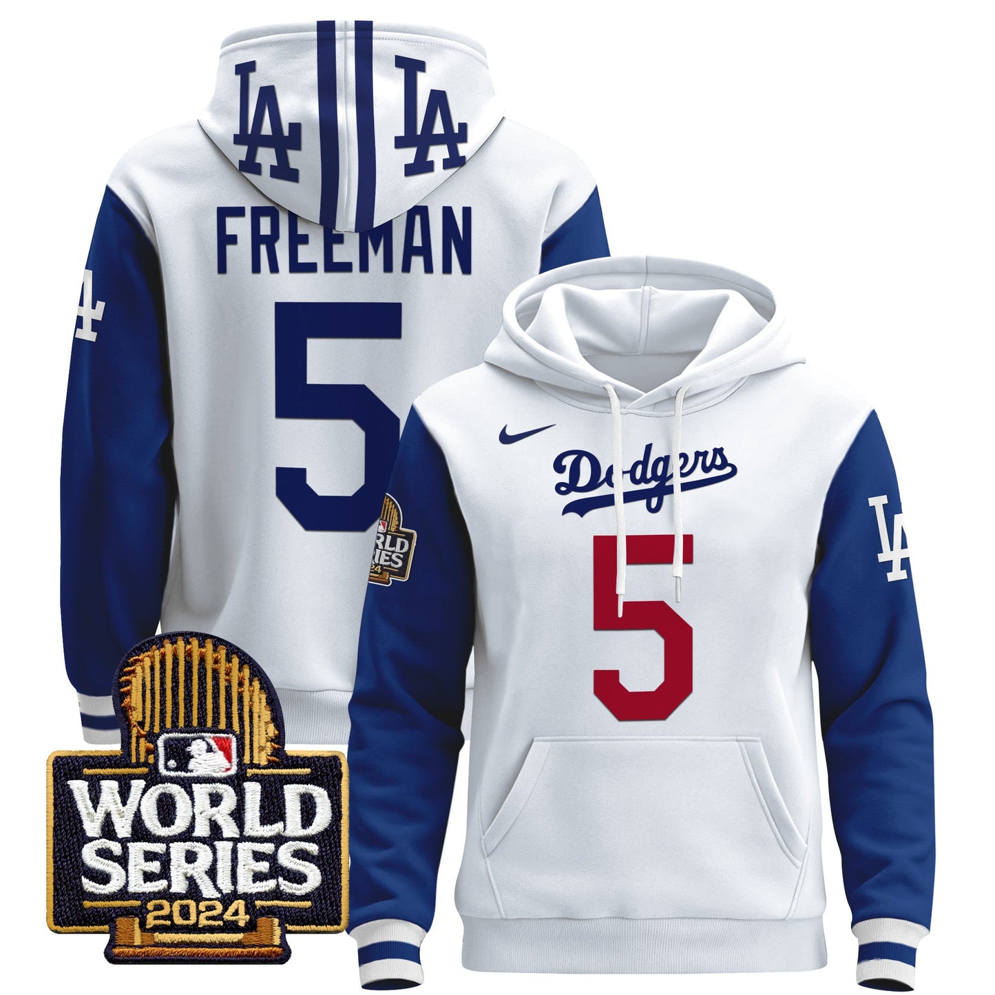 Dodgers 2024 World Series Pullover Hoodie-DTD