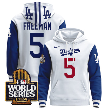 Dodgers 2024 World Series Pullover Hoodie-DTD