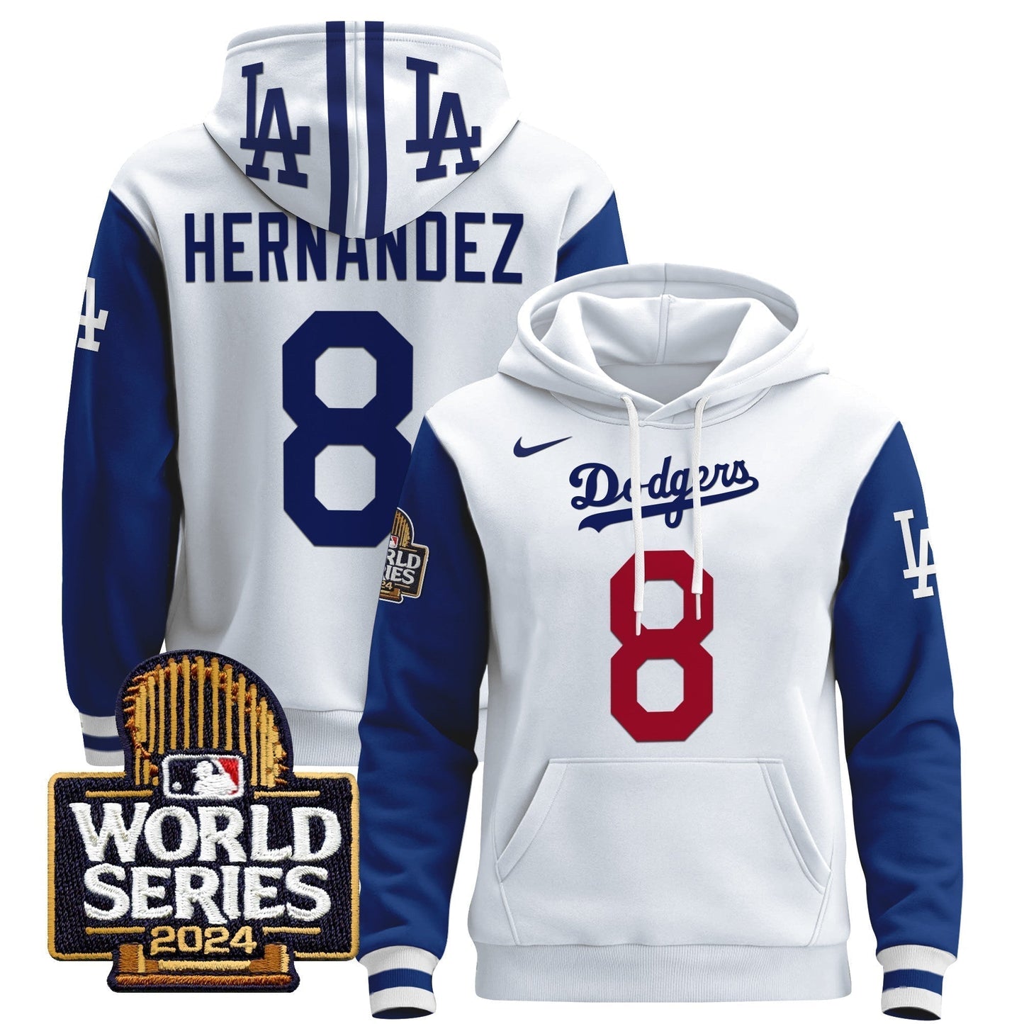 Dodgers 2024 World Series Pullover Hoodie-DTD