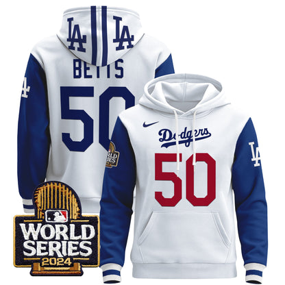 Dodgers 2024 World Series Pullover Hoodie-DTD
