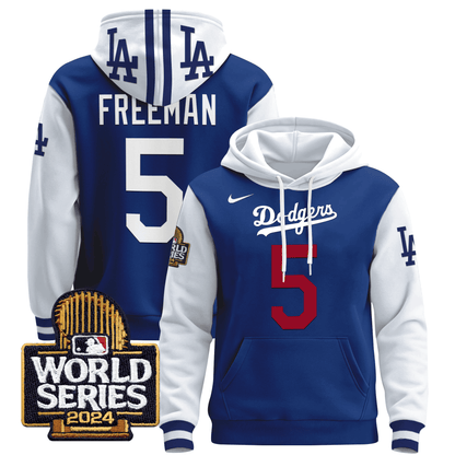 Dodgers 2024 World Series Pullover Hoodie-DTD