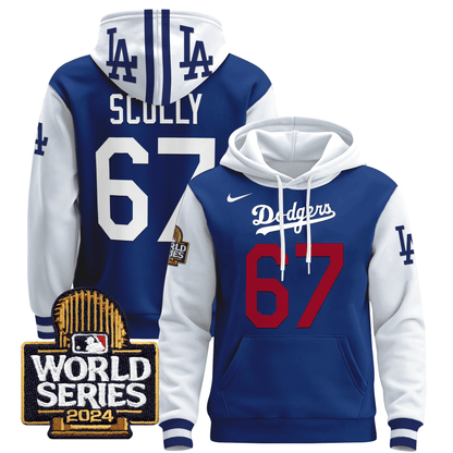 Dodgers 2024 World Series Pullover Hoodie-DTD
