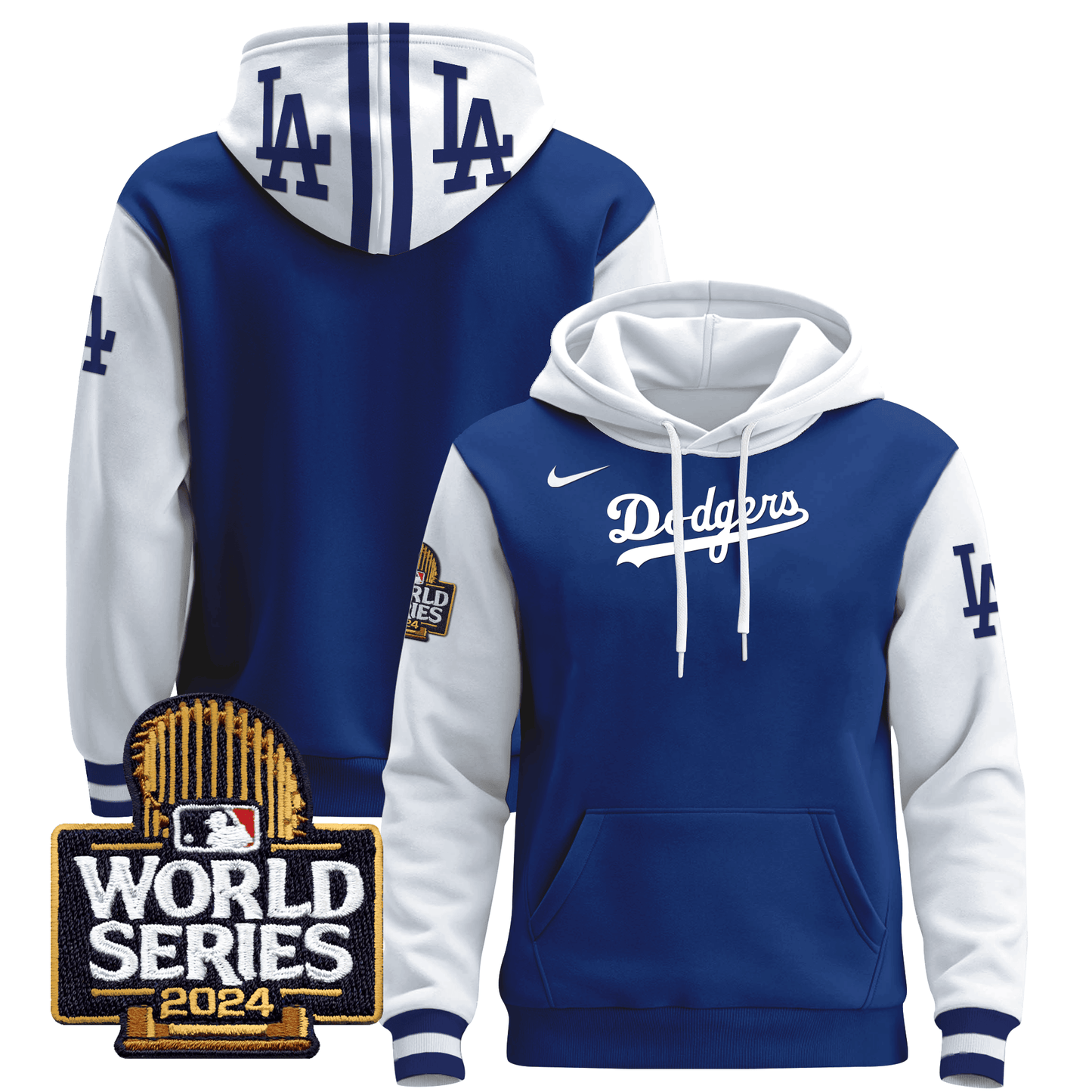 Dodgers 2024 World Series Pullover Hoodie-DTD