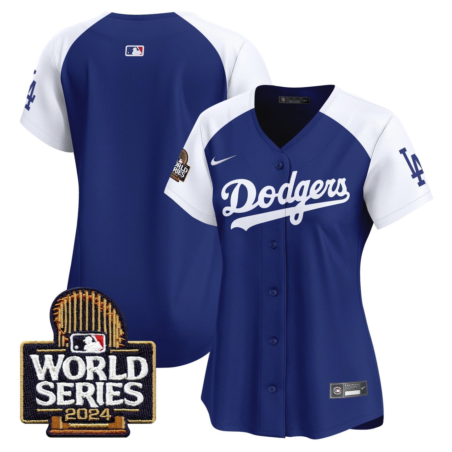 Women Dodgers 2024 World Series Vapor Premier Limited Jersey - All Stitched-DTD