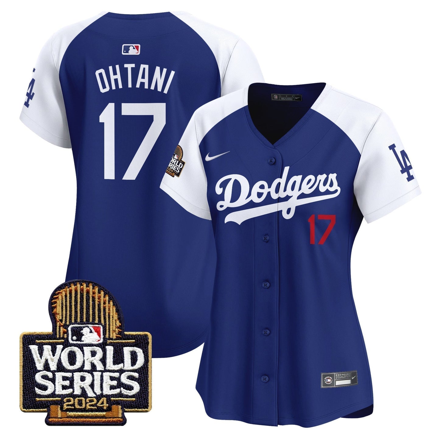 Women Dodgers 2024 World Series Vapor Premier Limited Jersey - All Stitched-DTD