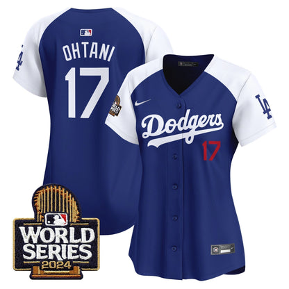 Women Dodgers 2024 World Series Vapor Premier Limited Jersey - All Stitched-DTD