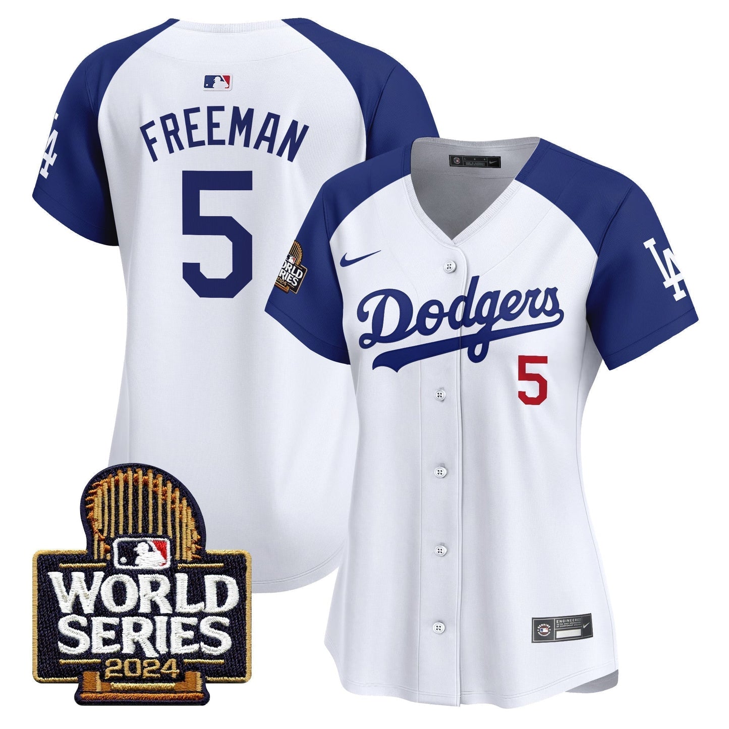 Women Dodgers 2024 World Series Vapor Premier Limited Jersey - All Stitched-DTD