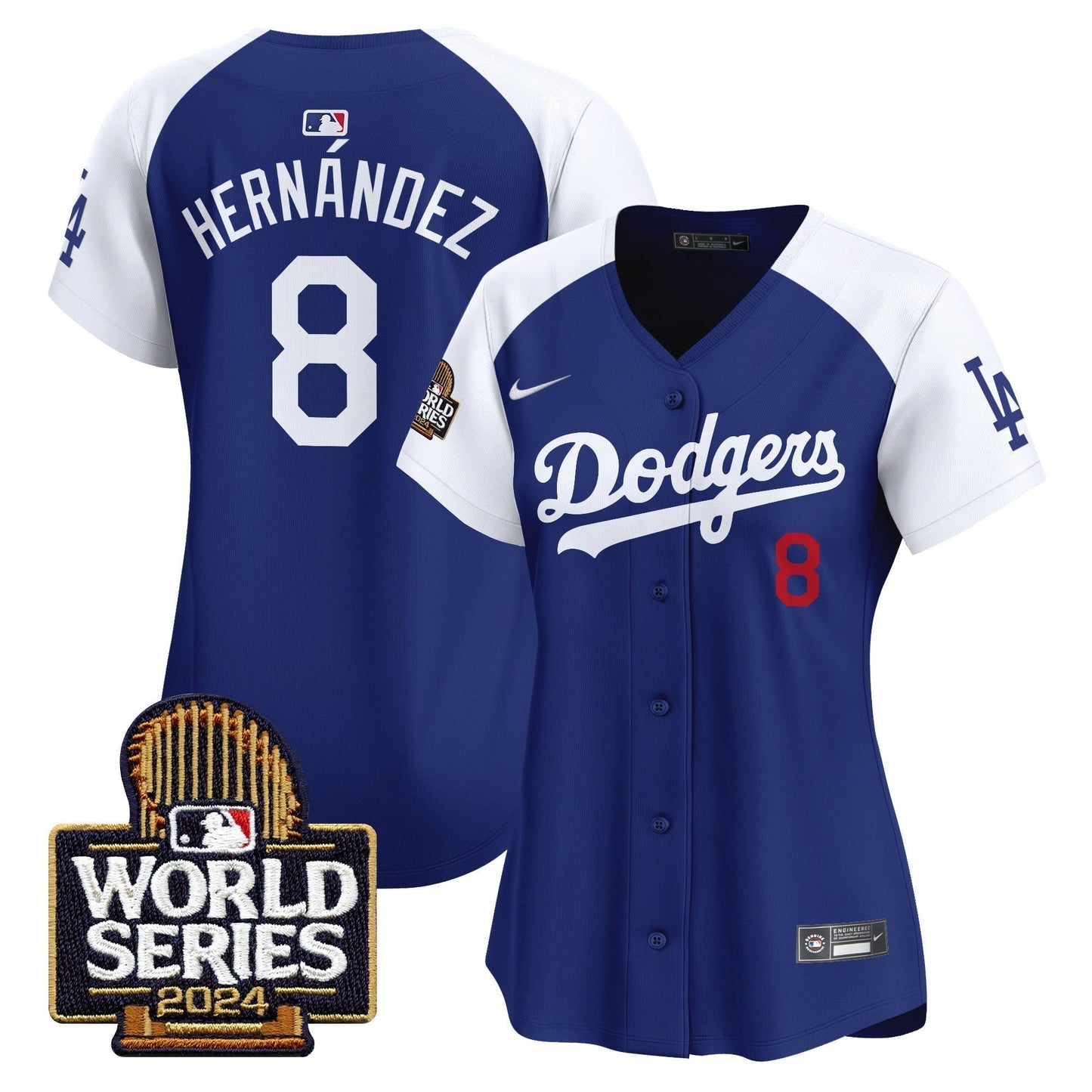 Women Dodgers 2024 World Series Vapor Premier Limited Jersey - All Stitched-DTD