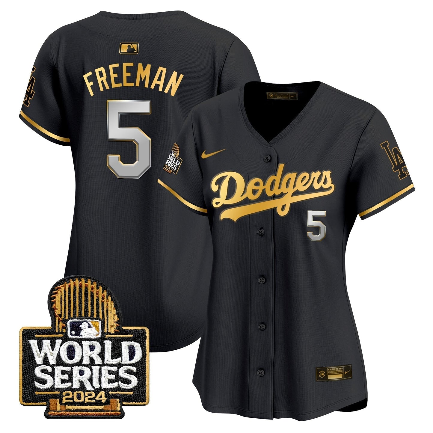 Women Dodgers 2024 World Series Vapor Premier Limited Jersey - All Stitched-DTD