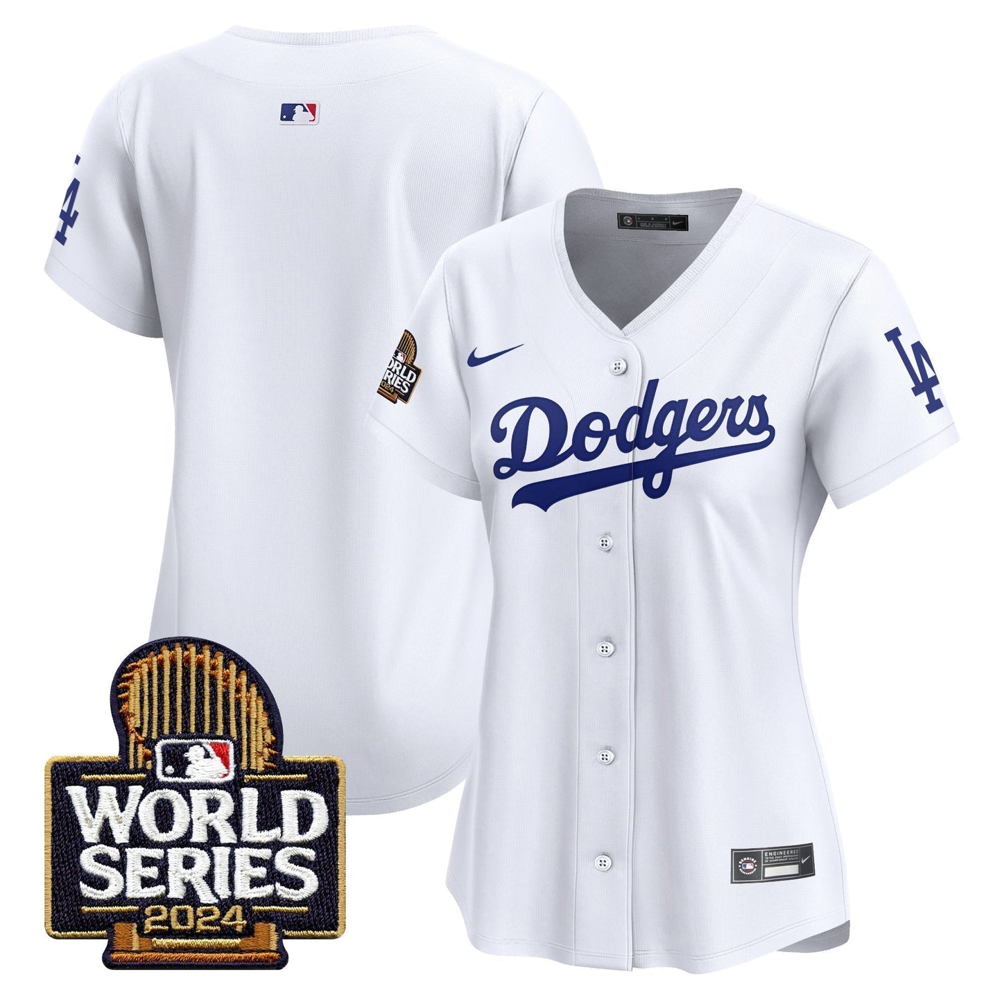 Women Dodgers 2024 World Series Vapor Premier Limited Jersey - All Stitched-DTD