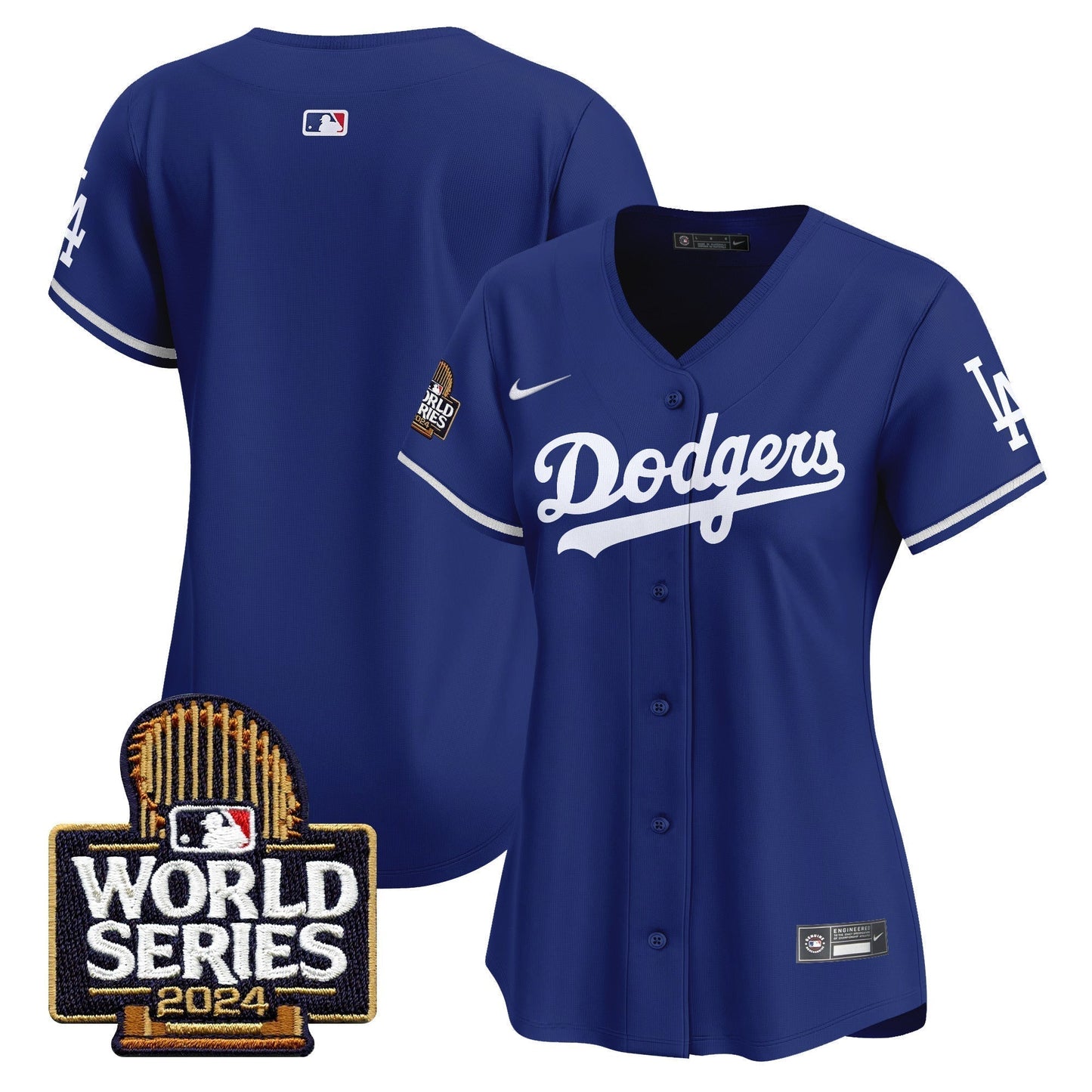 Women Dodgers 2024 World Series Vapor Premier Limited Jersey - All Stitched-DTD