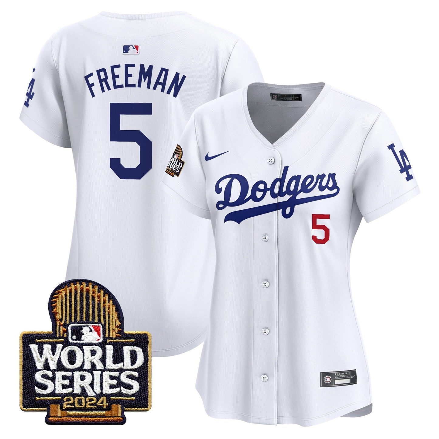 Women Dodgers 2024 World Series Vapor Premier Limited Jersey - All Stitched-DTD