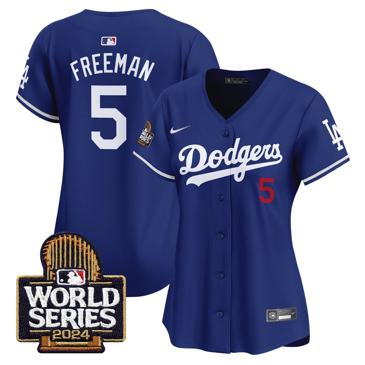 Women Dodgers 2024 World Series Vapor Premier Limited Jersey - All Stitched-DTD