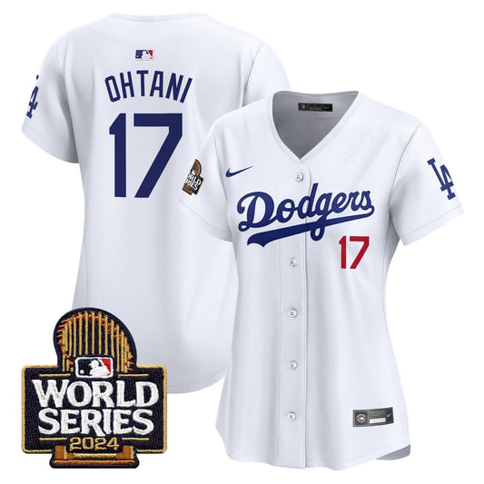 Women Dodgers 2024 World Series Vapor Premier Limited Jersey - All Stitched-DTD
