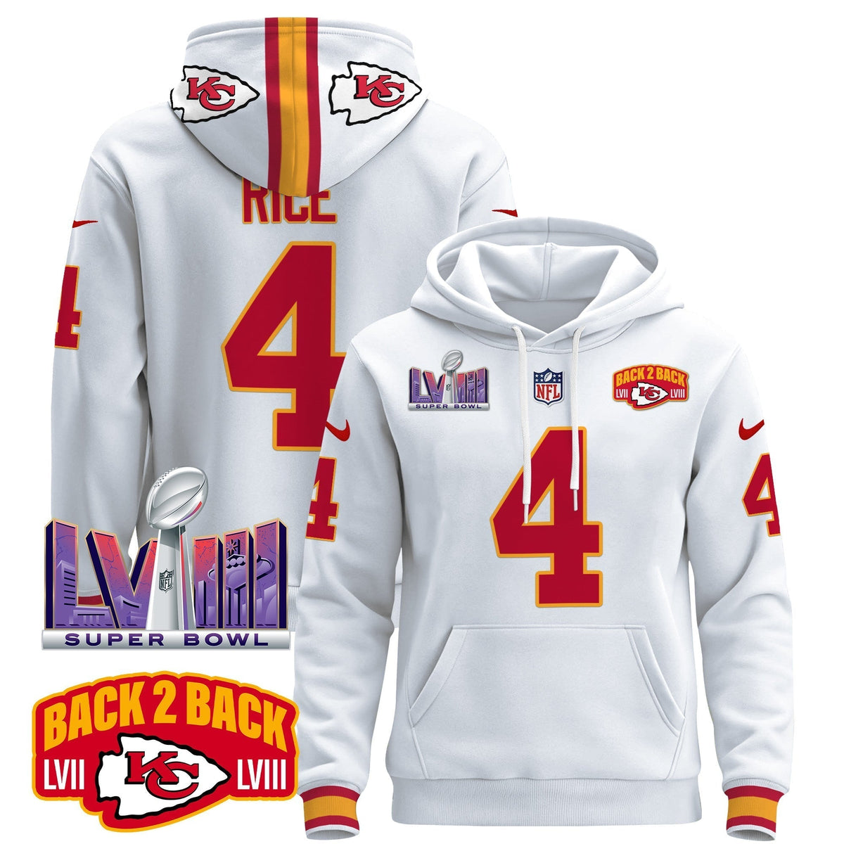 KC 2024 Pullover Hoodie - All Stitched-DTD