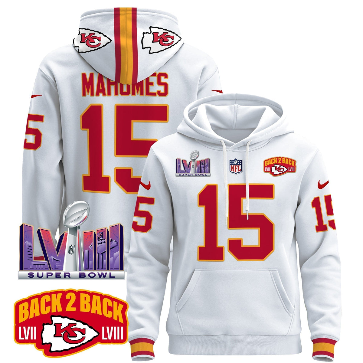 KC 2024 Pullover Hoodie - All Stitched-DTD