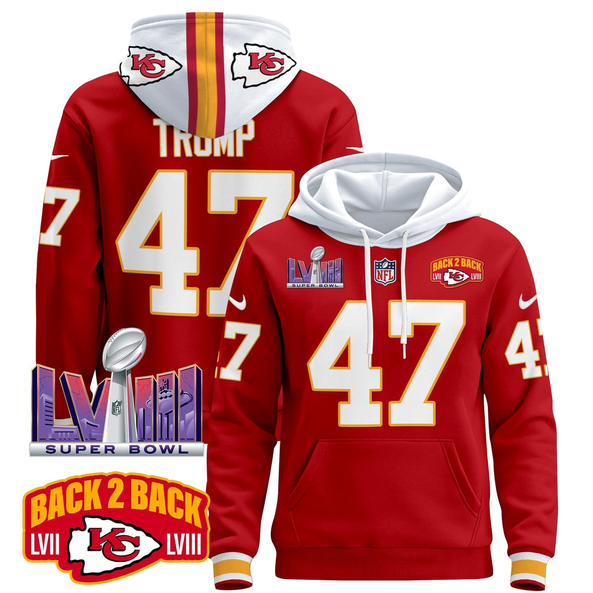 KC 2024 Pullover Hoodie - All Stitched-DTD