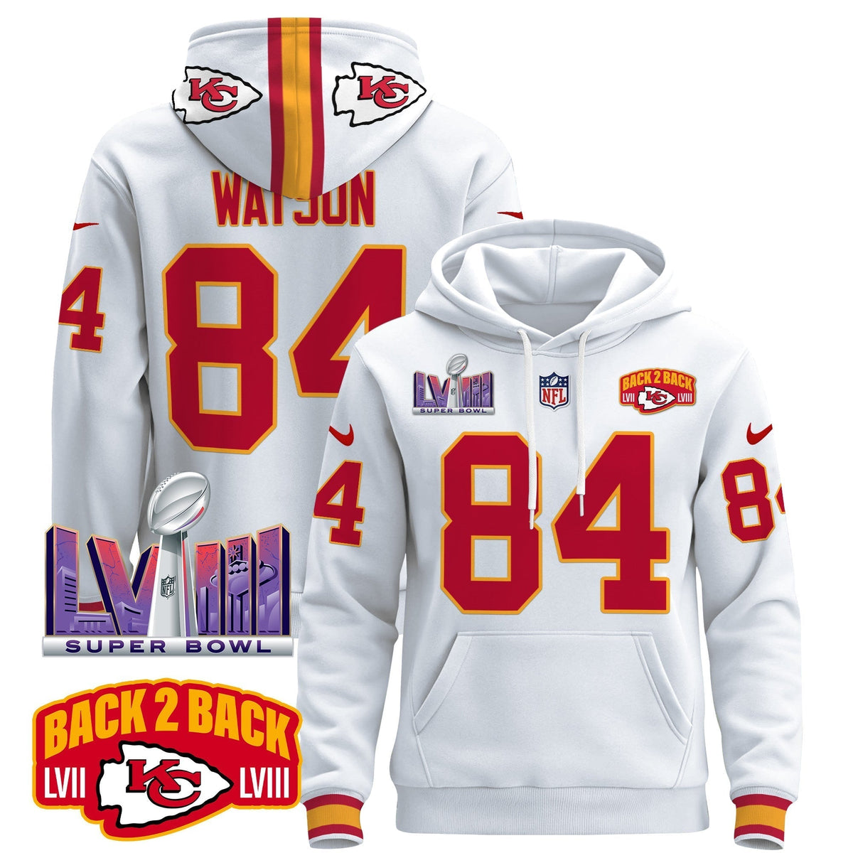 KC 2024 Pullover Hoodie - All Stitched-DTD