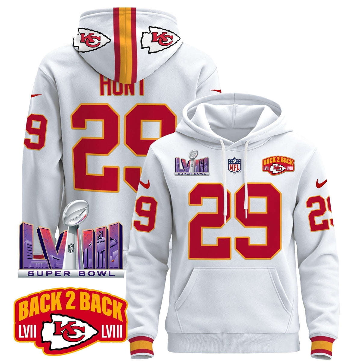 KC 2024 Pullover Hoodie - All Stitched-DTD