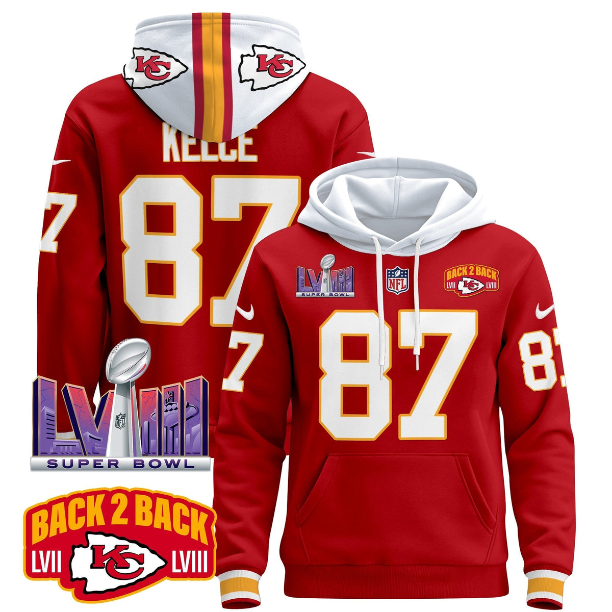 KC 2024 Pullover Hoodie - All Stitched-DTD