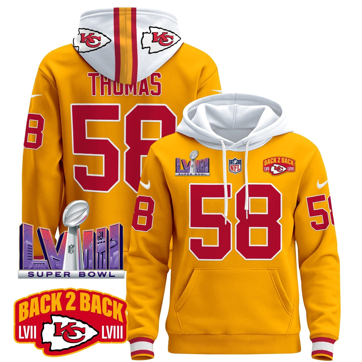 KC 2024 Pullover Hoodie - All Stitched-DTD