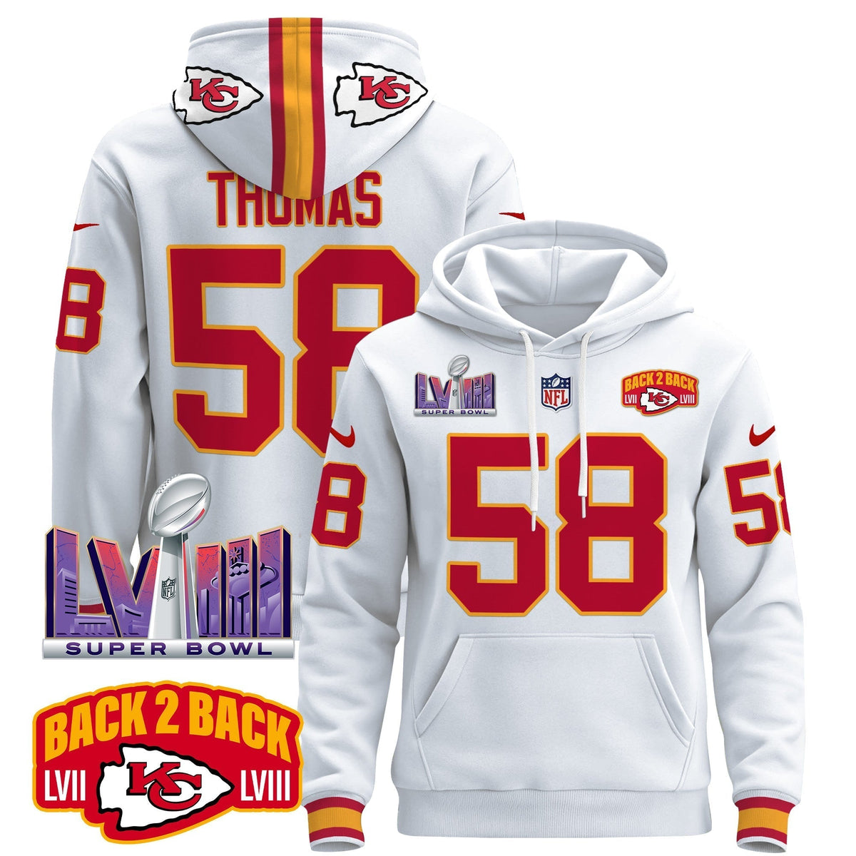 KC 2024 Pullover Hoodie - All Stitched-DTD