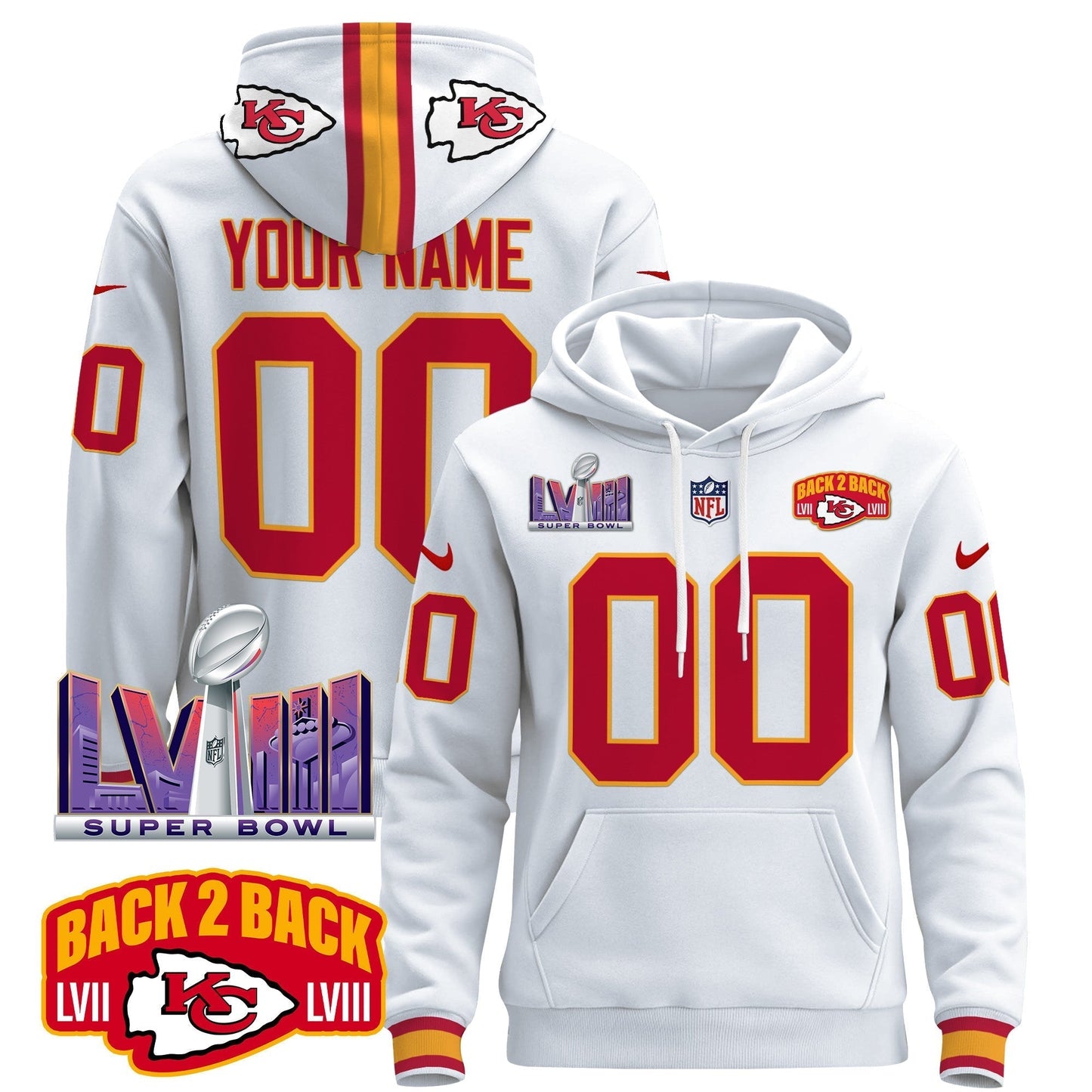KC 2024 Custom Pullover Hoodie - All Stitched-DTD