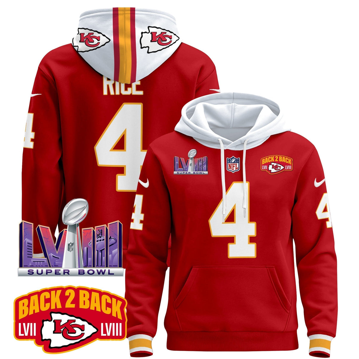 KC 2024 Pullover Hoodie - All Stitched-DTD
