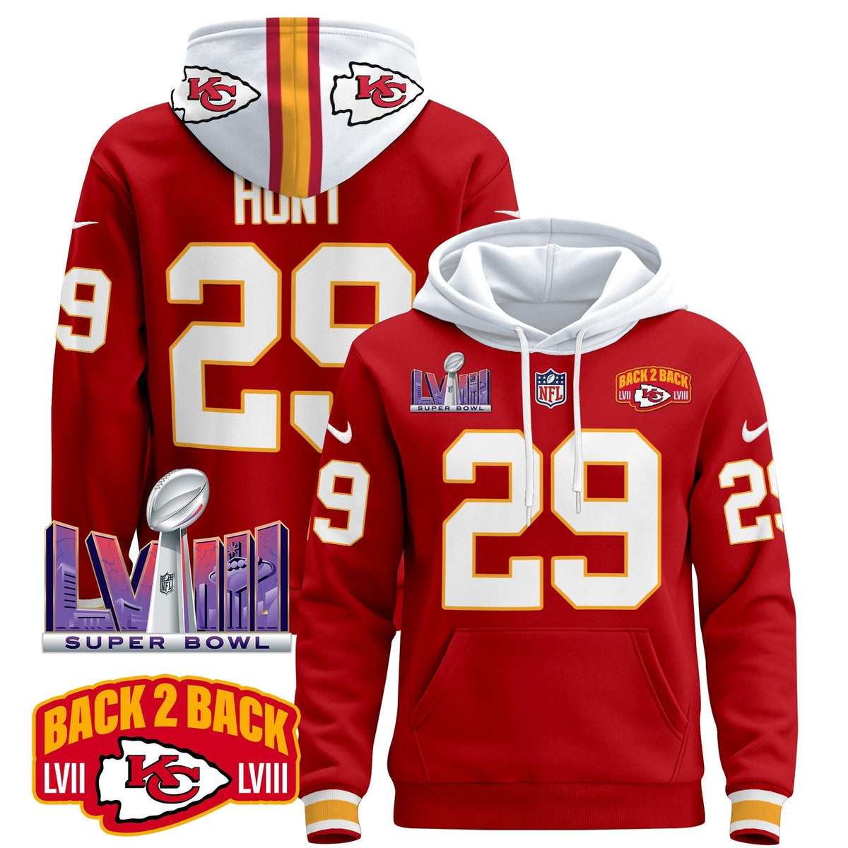 KC 2024 Pullover Hoodie - All Stitched-DTD