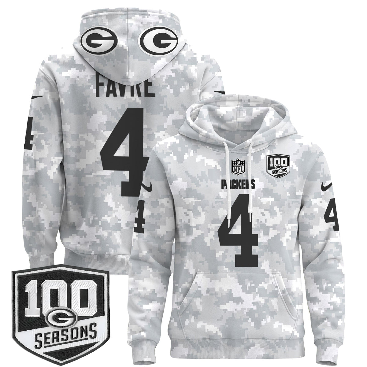 GB Throwback 2024 Salute to Service Pullover Hoodie-DTD