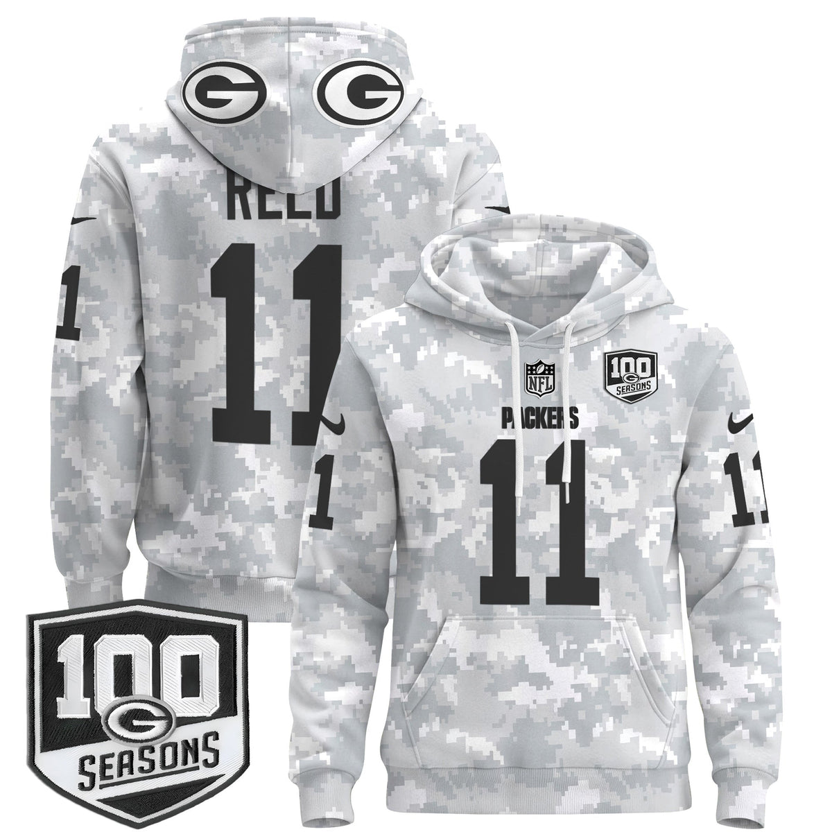 GB Throwback 2024 Salute to Service Pullover Hoodie-DTD