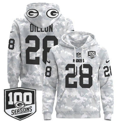 GB Throwback 2024 Salute to Service Pullover Hoodie-DTD