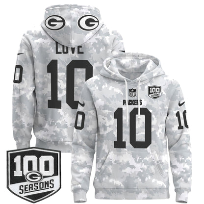 GB Throwback 2024 Salute to Service Pullover Hoodie-DTD