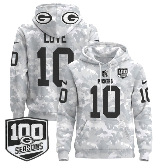 GB Throwback 2024 Salute to Service Pullover Hoodie-DTD
