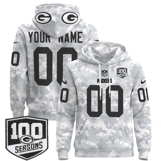 GB Throwback 2024 Salute to Service Custom Pullover Hoodie-DTD