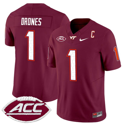 Men's Virginia Tech Hokies 2025 Vapor Limited Jersey - All Stitched