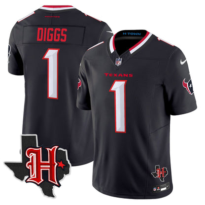 HOU 2024 Texas Patch Vapor Limited Jersey V5 - All Stitched-DTD