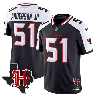 HOU 2024 Texas Patch Vapor Limited Jersey V5 - All Stitched-DTD