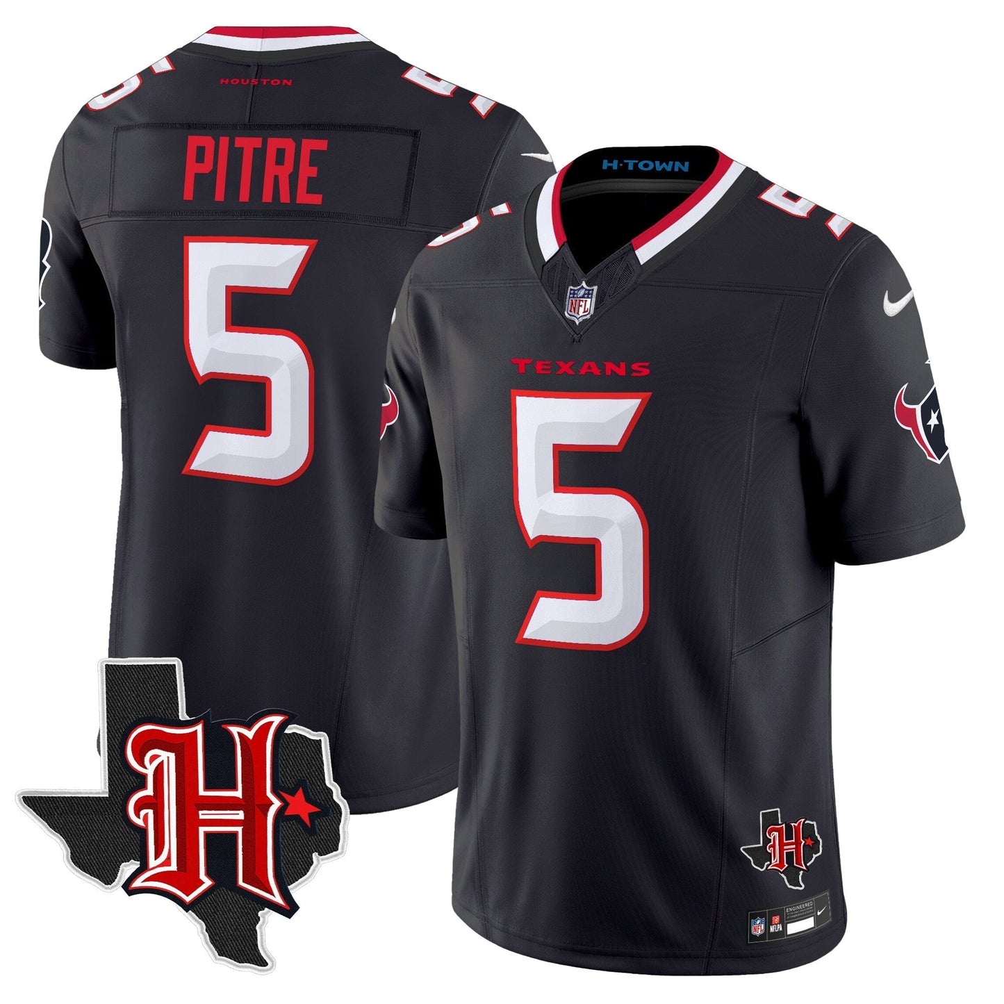 HOU 2024 Texas Patch Vapor Limited Jersey V5 - All Stitched-DTD
