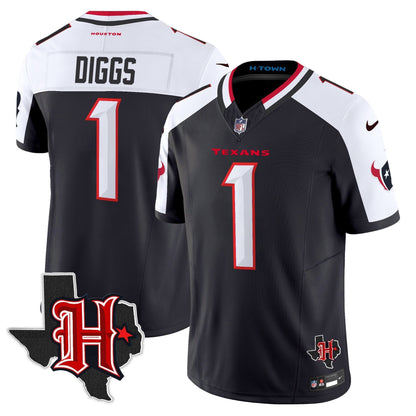 HOU 2024 Texas Patch Vapor Limited Jersey V5 - All Stitched-DTD
