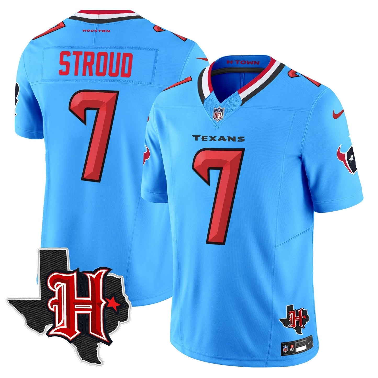 HOU 2024 Texas Patch Vapor Limited Jersey V5 - All Stitched-DTD