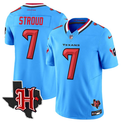 HOU 2024 Texas Patch Vapor Limited Jersey V5 - All Stitched-DTD
