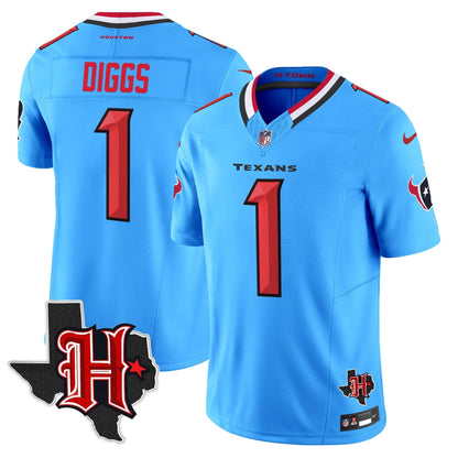 HOU 2024 Texas Patch Vapor Limited Jersey V5 - All Stitched-DTD