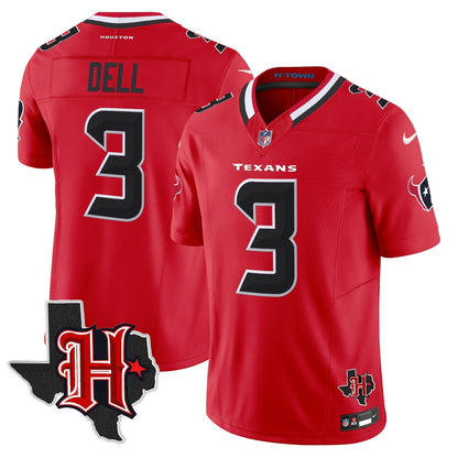 HOU 2024 Texas Patch Vapor Limited Jersey V5 - All Stitched-DTD